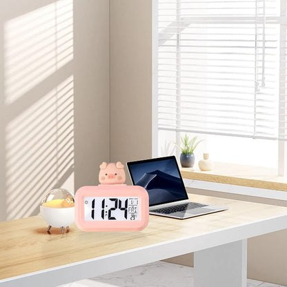 Cute Piggy Digital Clock