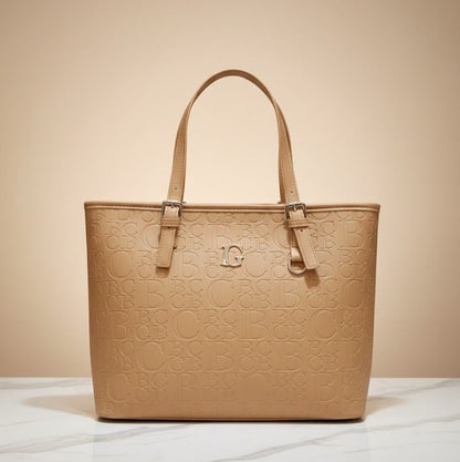 BC Monogram Structured Tote Handbag