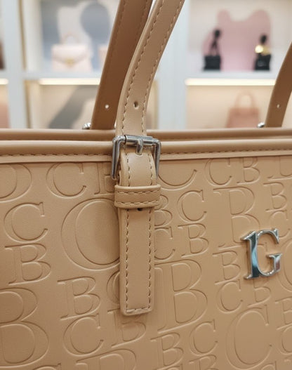BC Monogram Structured Tote Handbag