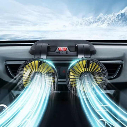 Double Headed Vehicle Fan (CIC922)